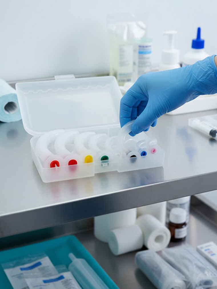 Set De Cánulas Orofaríngeas Mayo / Guedel - 8 Unids En Caja 2