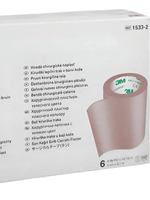 3m Tela Micropore 5cm X 9m Color Piel 1533-2 - 1 U