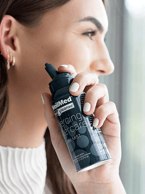 Neilmed Piercing Aftercare Spray Salino 75ml Azul Oscuro