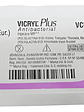 Sutura Vicryl Plus Antibacteria 4-0 (70cm) Lila Vcp304 X 12u - Miniatura 1