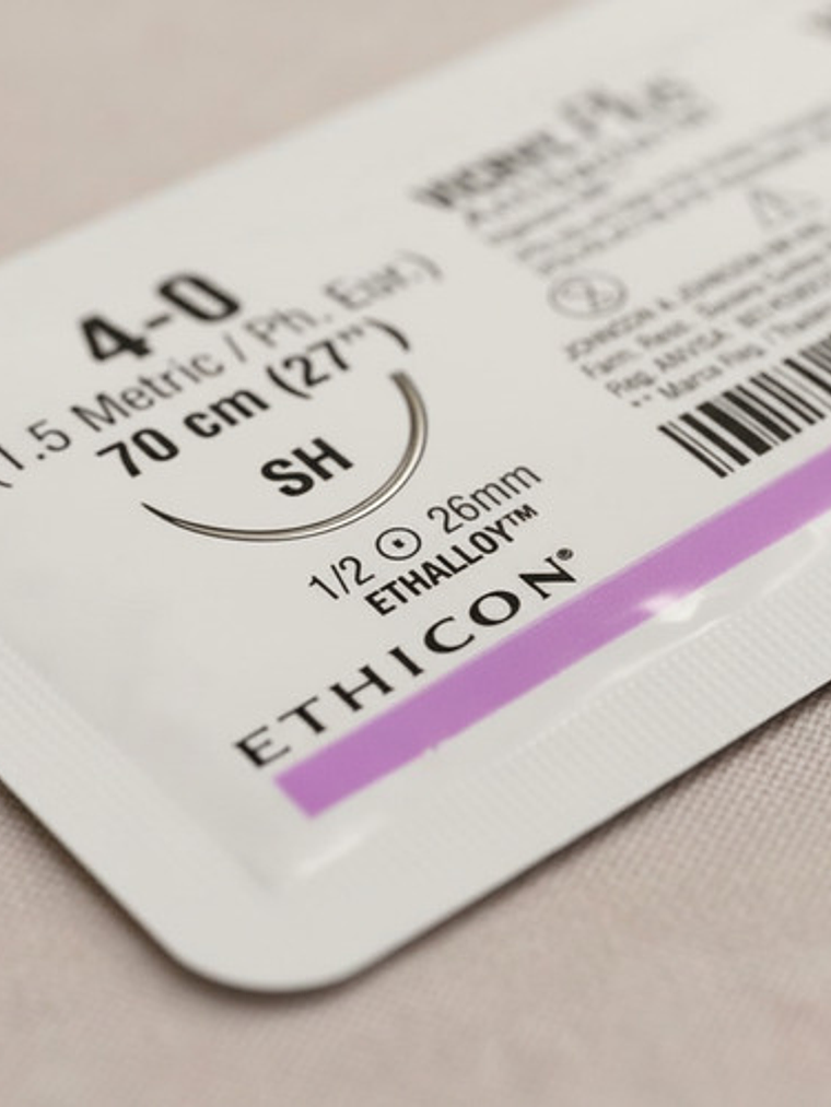 Sutura Vicryl Plus Antibacteria 4-0 (70cm) Lila Vcp304 X 12u 5