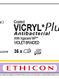 Sutura Vicryl Plus Antibacteria 4-0 (70cm) Lila Vcp304 X 12u - Miniatura 8