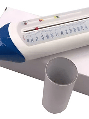 Flujómetro Tipo Mini Wright Control Asma Adulto 60-800 L/min