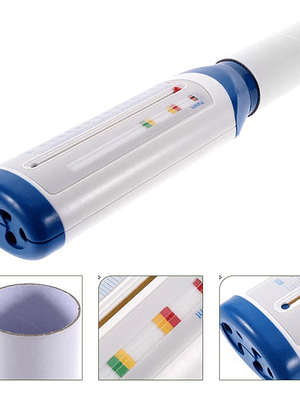 Flujómetro Tipo Mini Wright Control Asma Adulto 60-800 L/min