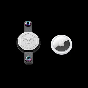 AIR TAG HOLDER/ CARBONO + PERNOS TITANIO