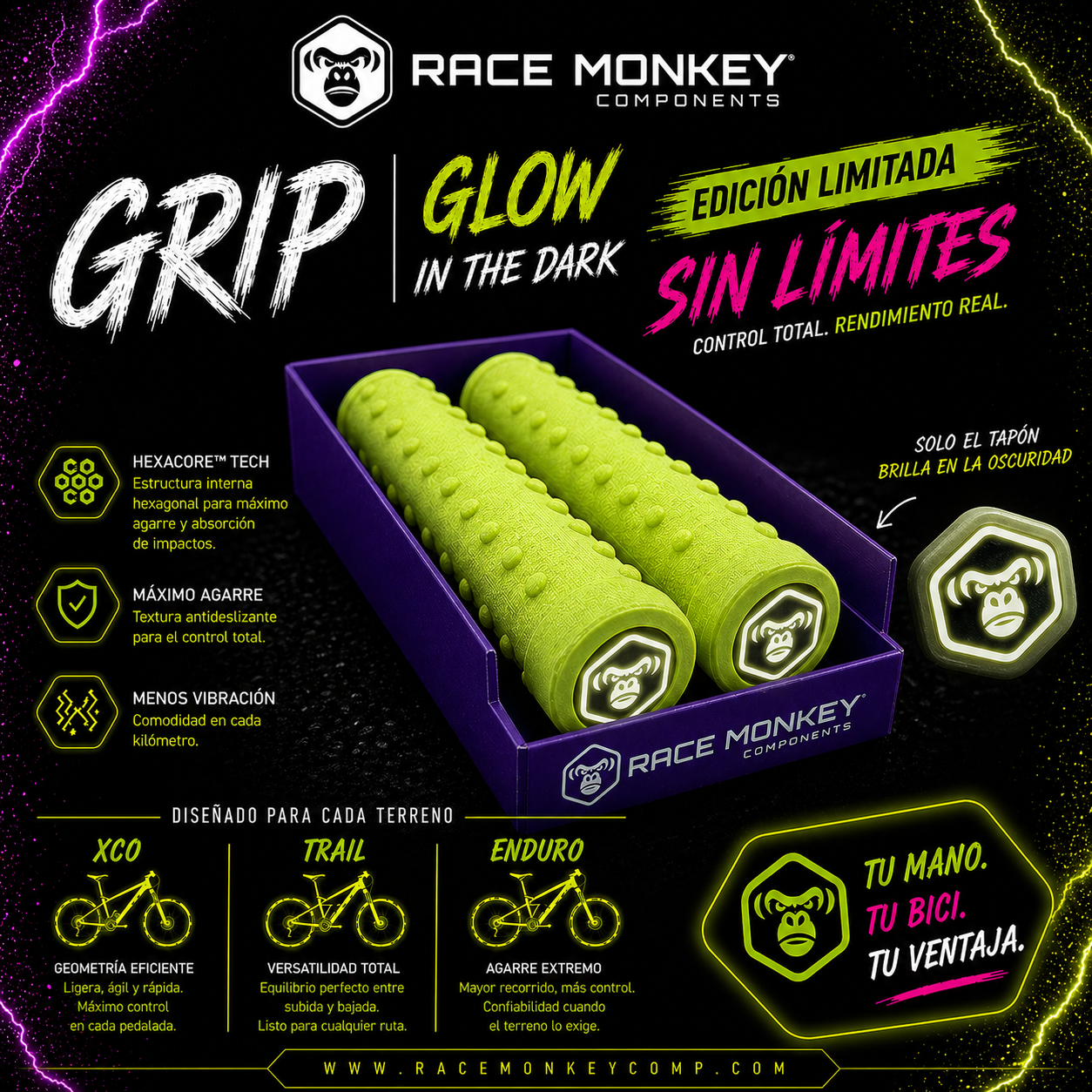 GRIPS MTB VIBRA-KILL V1 ::HEXACORE™:: 1