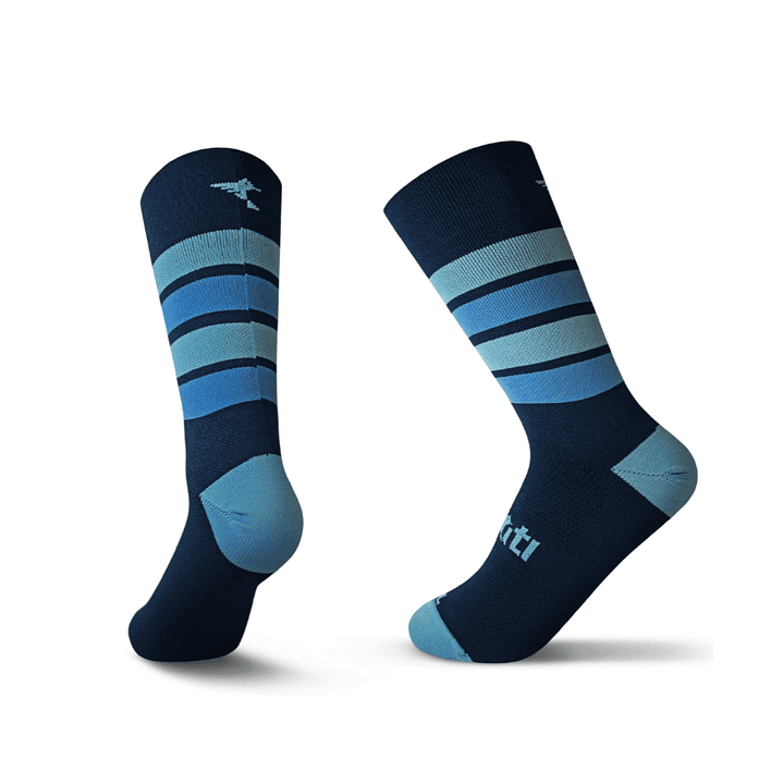 Calcetines Deportivos Qhispiy Azul con Líneas Q'inti 1