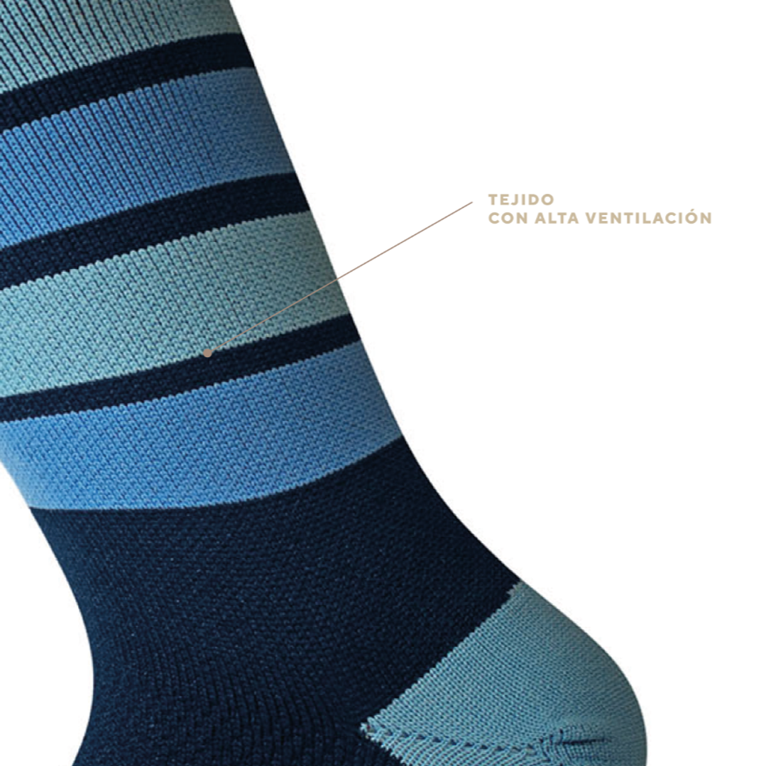 Calcetines Deportivos Qhispiy Azul con Líneas Q'inti 3