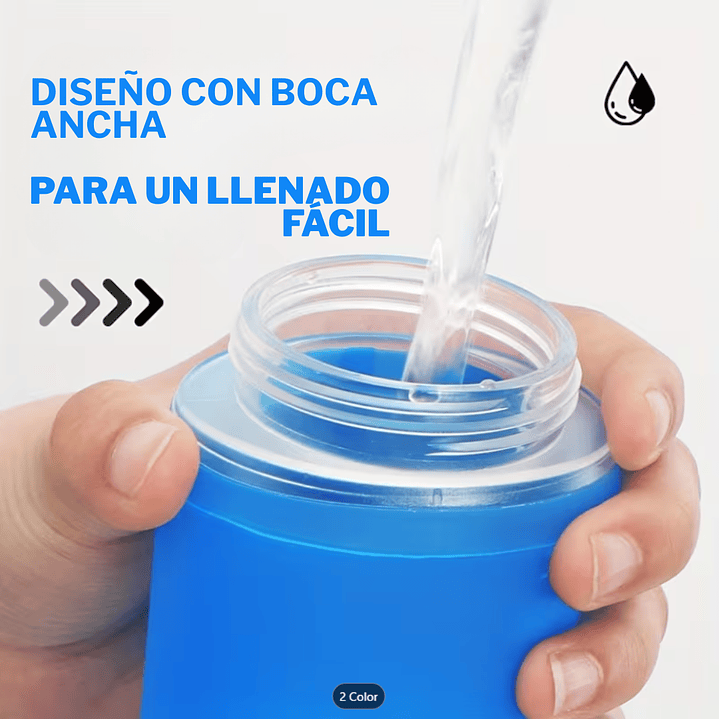 Botella Soft Flask Wrels con Bombilla 500ml 4