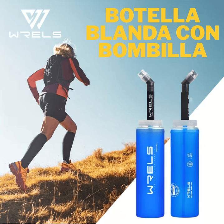 Botella Soft Flask Wrels con Bombilla 500ml 5