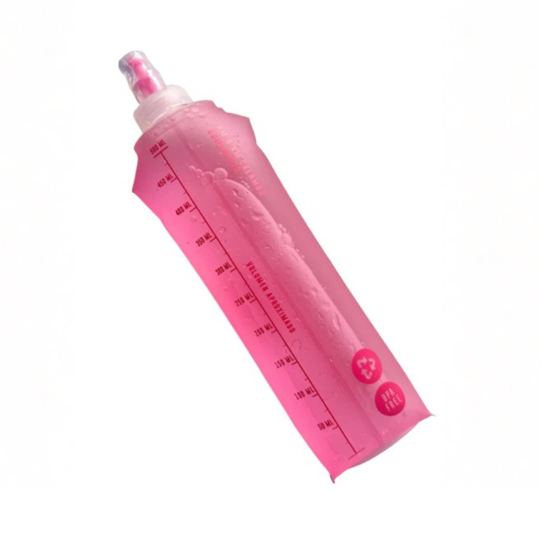 Botella Soft Flask Finisher 500cc Rosa 2