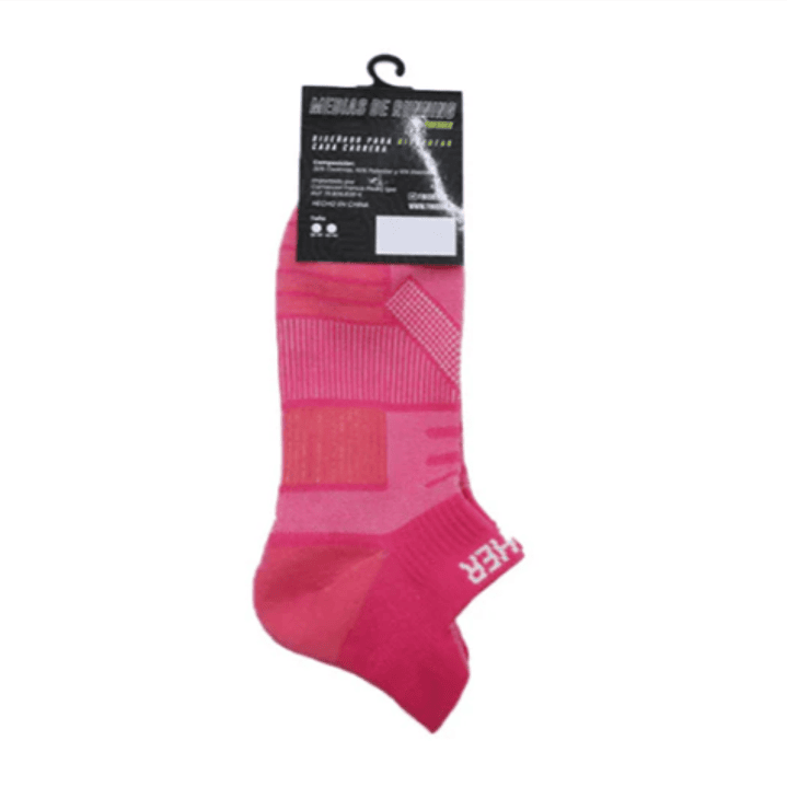 Calcetín de Running con Compresión Finisher Performance – Ankle Fucsia 4