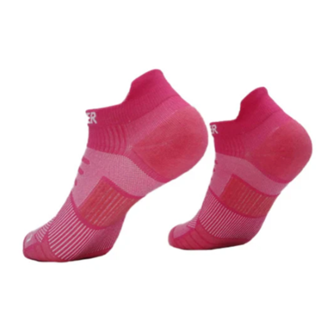 Calcetín de Running con Compresión Finisher Performance – Ankle Fucsia 2