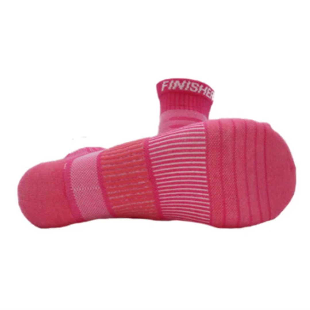Calcetín de Running con Compresión Finisher Performance – Ankle Fucsia 3