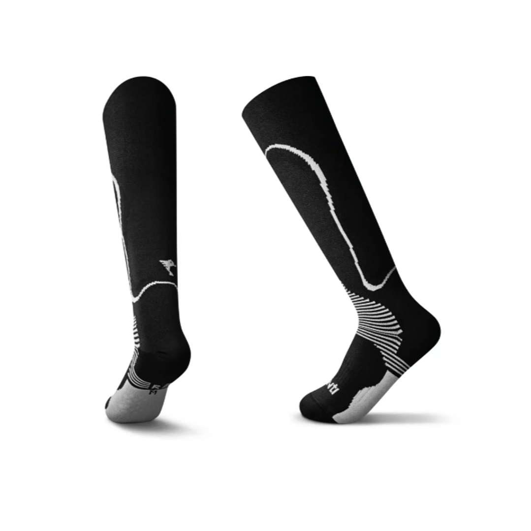 Calcetines Deportivos Compresores Negro Blanco Q'inti 1