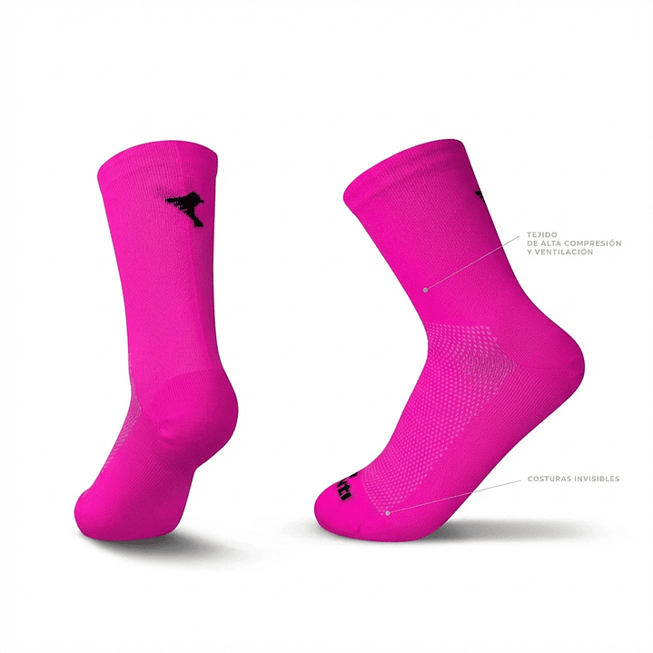Calcetines Deportivos Phaway Fucsia Q'inti 1