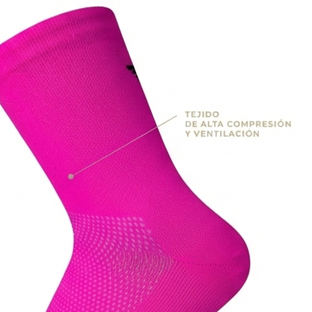 Calcetines Deportivos Phaway Fucsia Q'inti 3