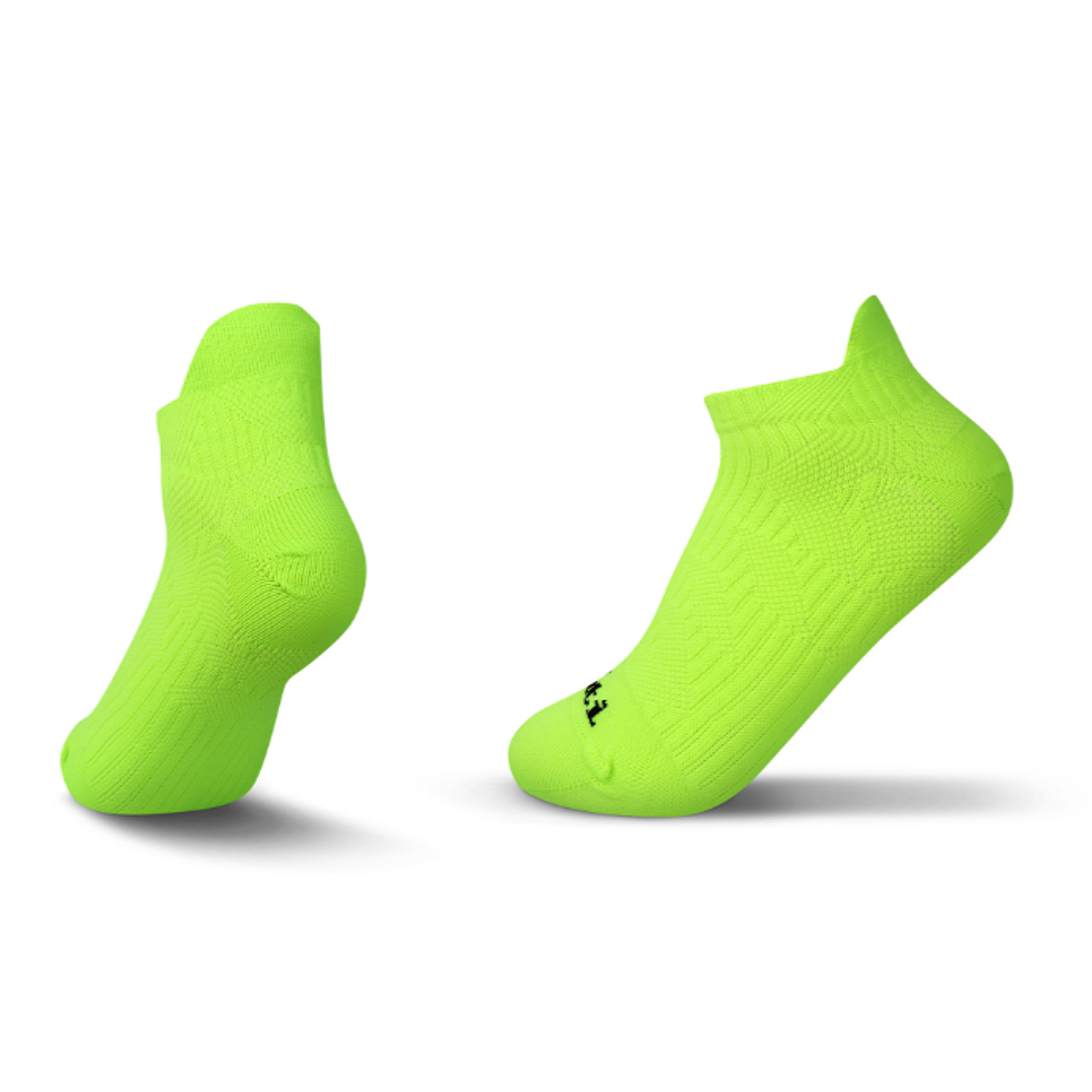 Calcetines Deportivos Cortos Verde Flúor Q'inti 1