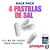 Race Pack 4 pastillas de Sal Sponser 200mg de Sodio c/u