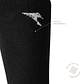 Calcetines Deportivos de Lana Merino Negro Q'inti  - Miniatura 3