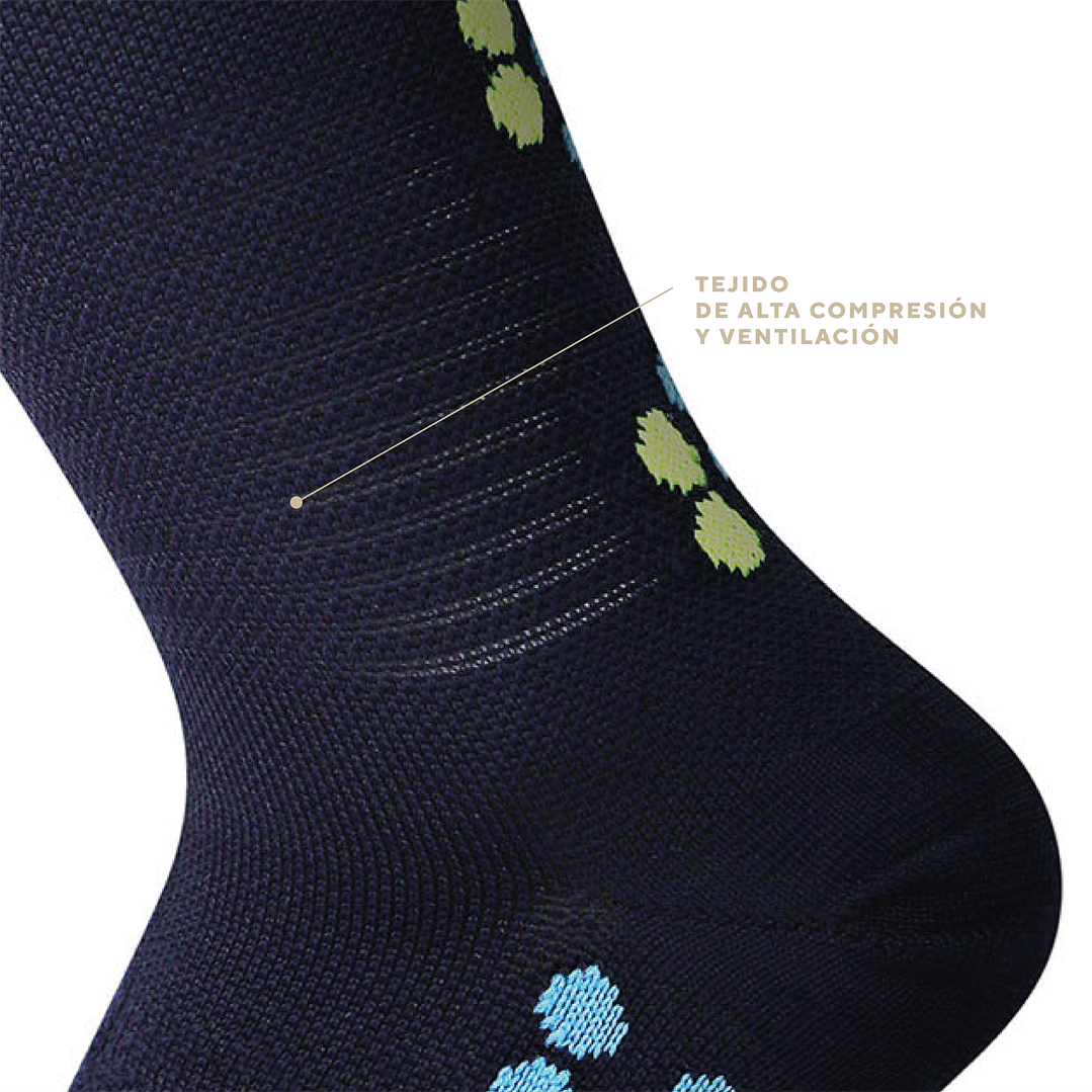 Calcetines Deportivos Utaqhaq Azul Marino Q'inti 2