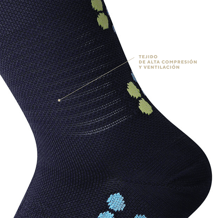 Calcetines Deportivos Utaqhaq Azul Marino Q'inti 2
