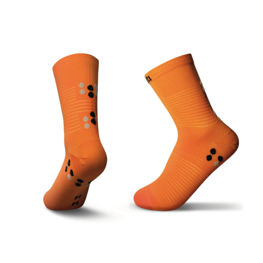 Calcetines Deportivos Utaqhaq Naranjos Q'inti 1