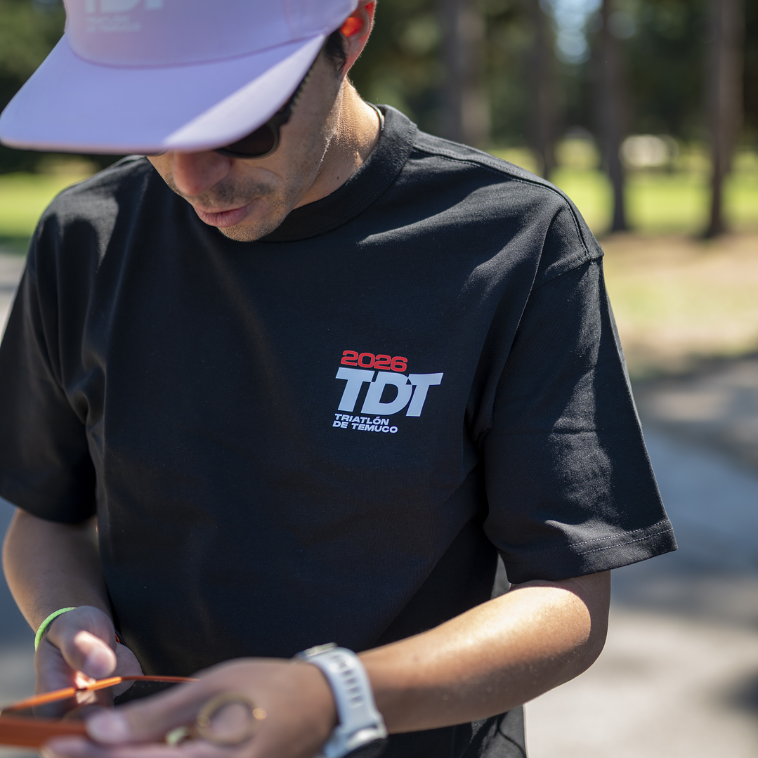 Polera Negra Oficial Triatlón de Temuco 2026 1
