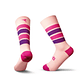 Calcetines Deportivos Qhispiy Rosados con Líneas Q'inti - Miniatura 1