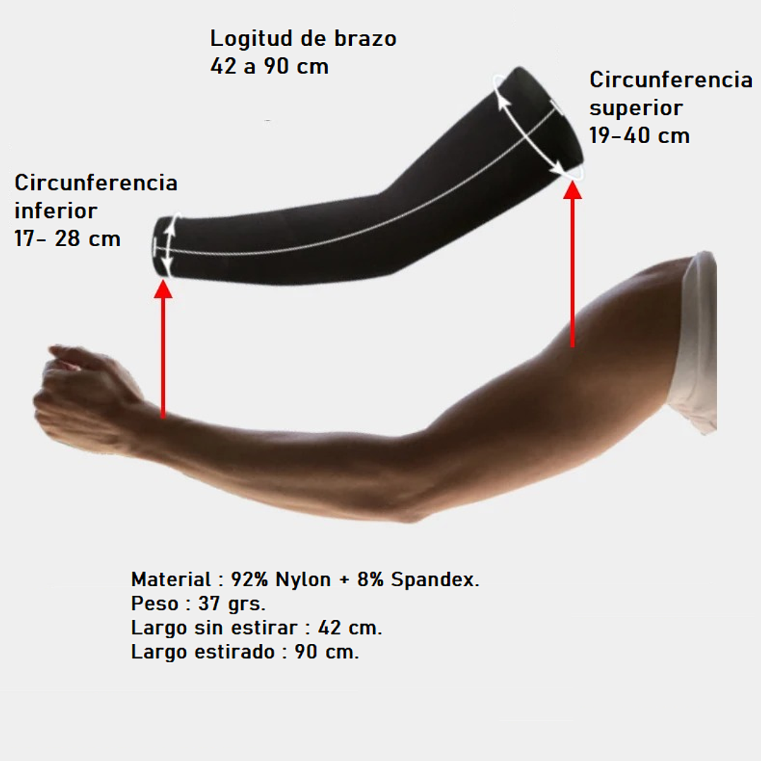 Par de Mangas Compresivas Azules 2