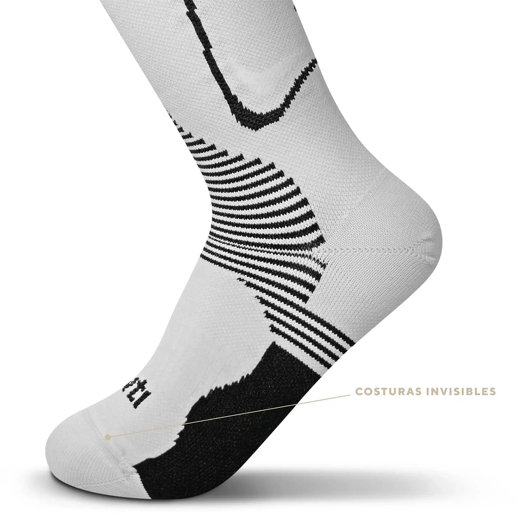 Calcetines Deportivos Compresores Blancos Q'inti 2