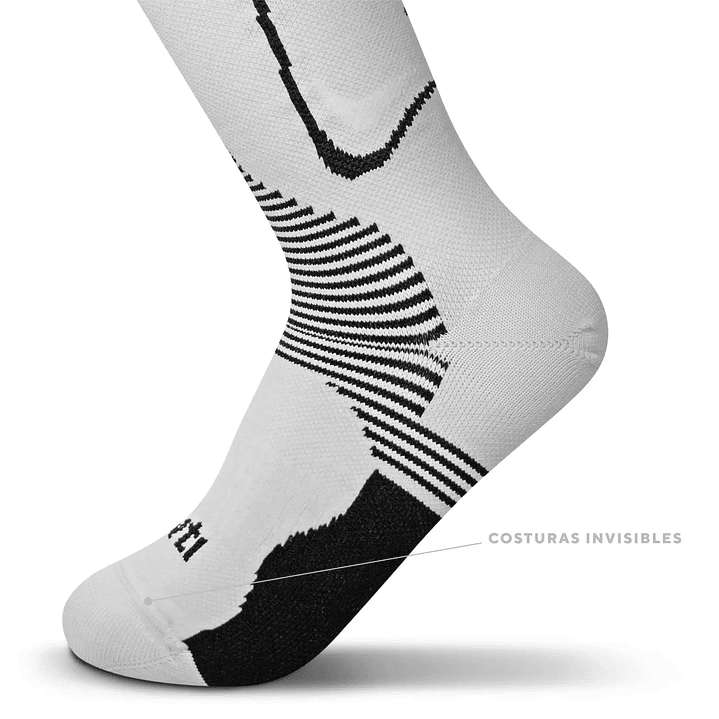 Calcetines Deportivos Compresores Blancos Q'inti 2
