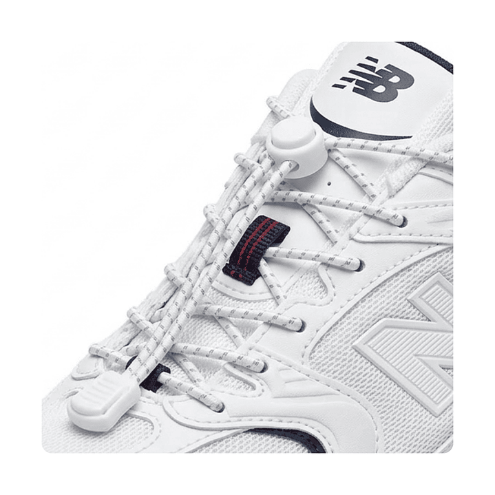 Cordones Técnicos Elásticos Blancos 1