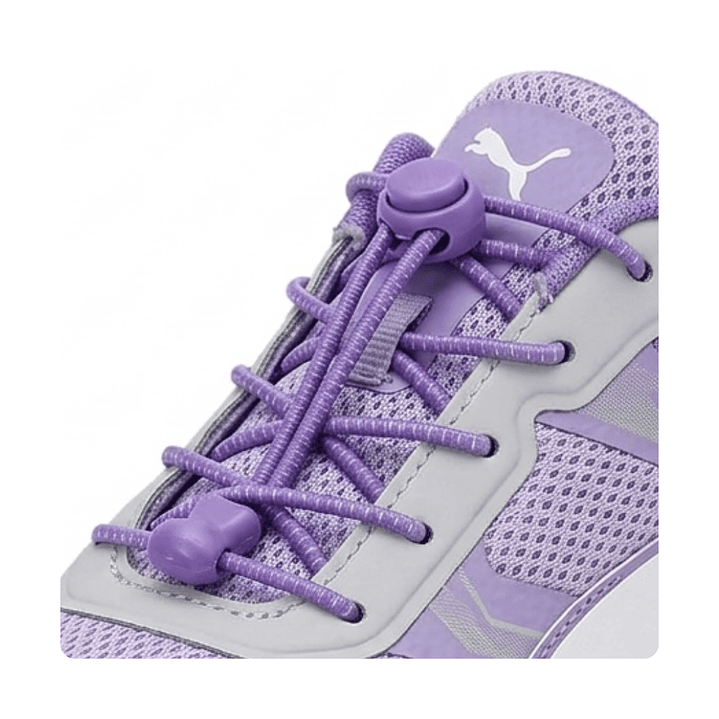 Cordones Técnicos Elásticos Morados 1