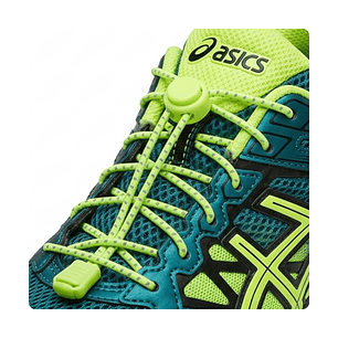 Cordones Técnicos Elásticos Verde Flúor 