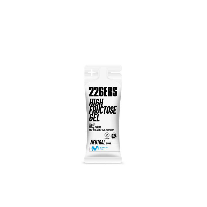 High Fructose Gel XS Sabor neutro 30gr de CH y 140mg de Sodio 1