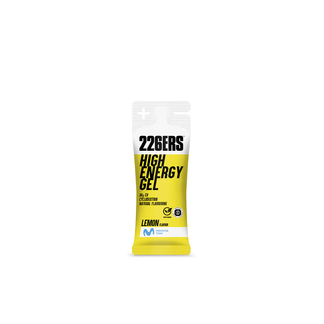 High Energy Gel XS Sabor Limón con 30gr de CH 1