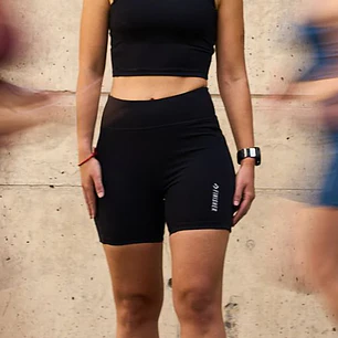 Calza Running Valencia Negra Finisher