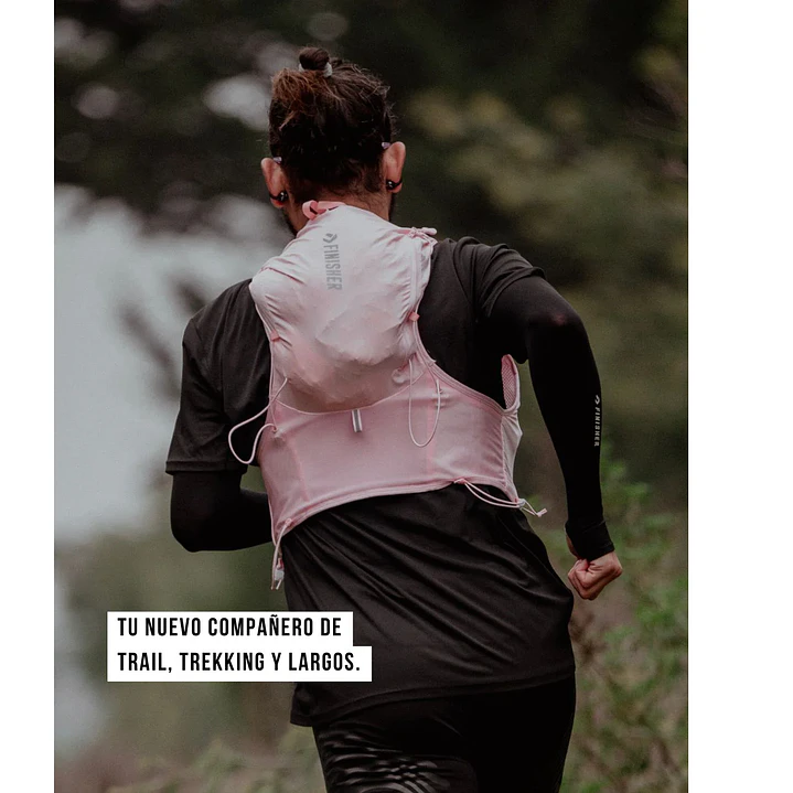 Running Vest de Hidratación Finisher Montblanc Rosa– Trail Running 7