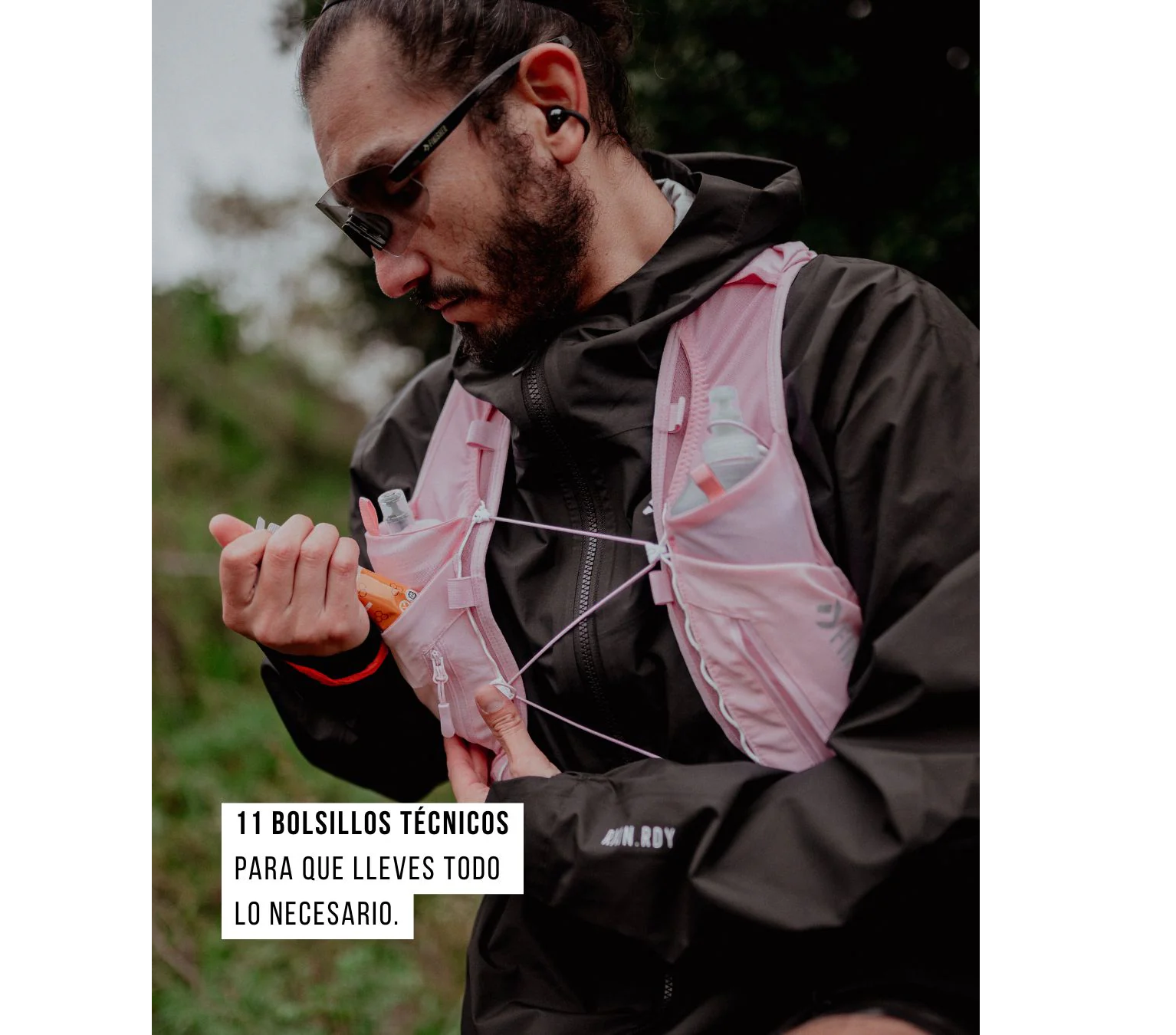 Running Vest de Hidratación Finisher Montblanc Rosa– Trail Running 6
