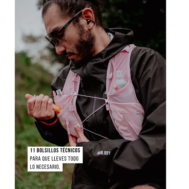Running Vest de Hidratación Finisher Montblanc Rosa– Trail Running 6