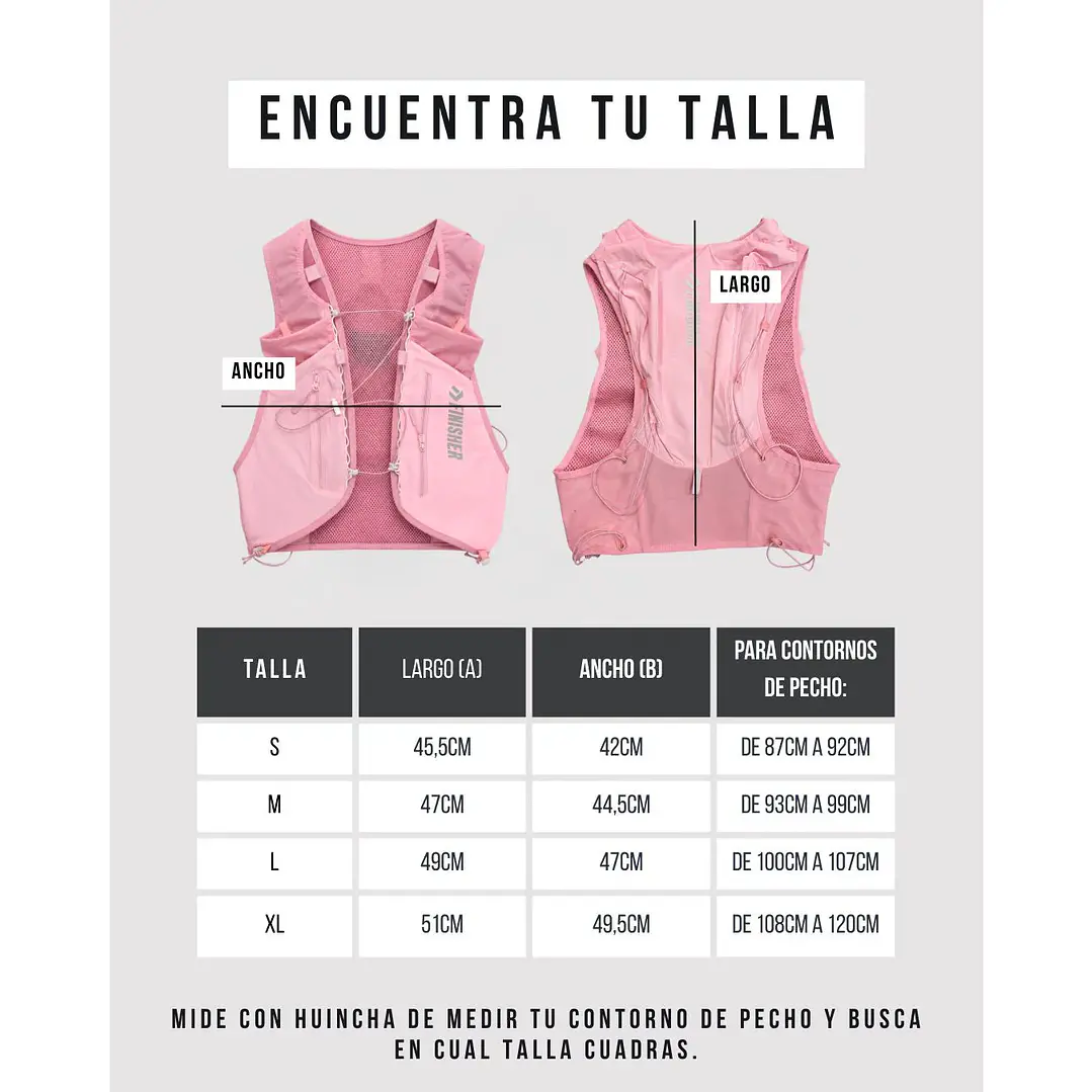Running Vest de Hidratación Finisher Montblanc Rosa– Trail Running 10