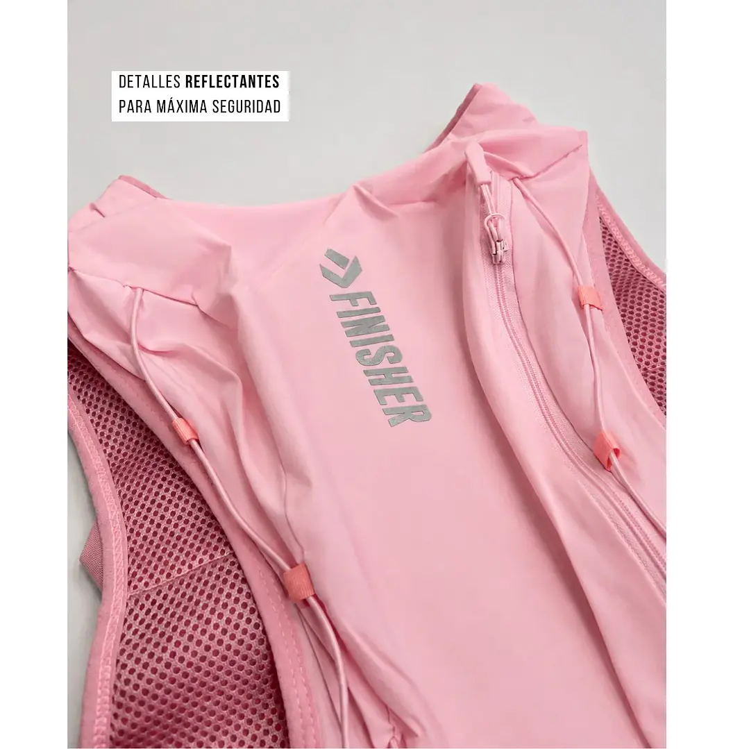 Running Vest de Hidratación Finisher Montblanc Rosa– Trail Running 4