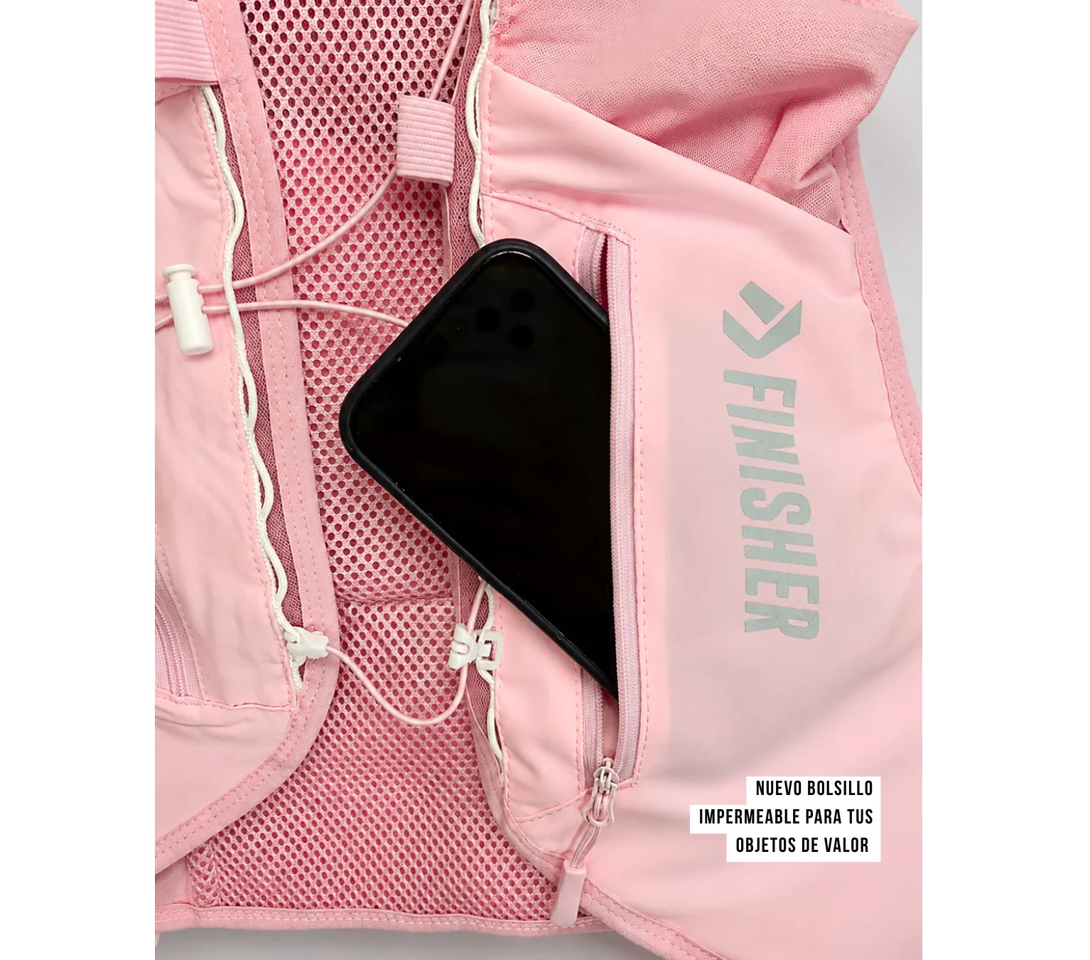 Running Vest de Hidratación Finisher Montblanc Rosa– Trail Running 5