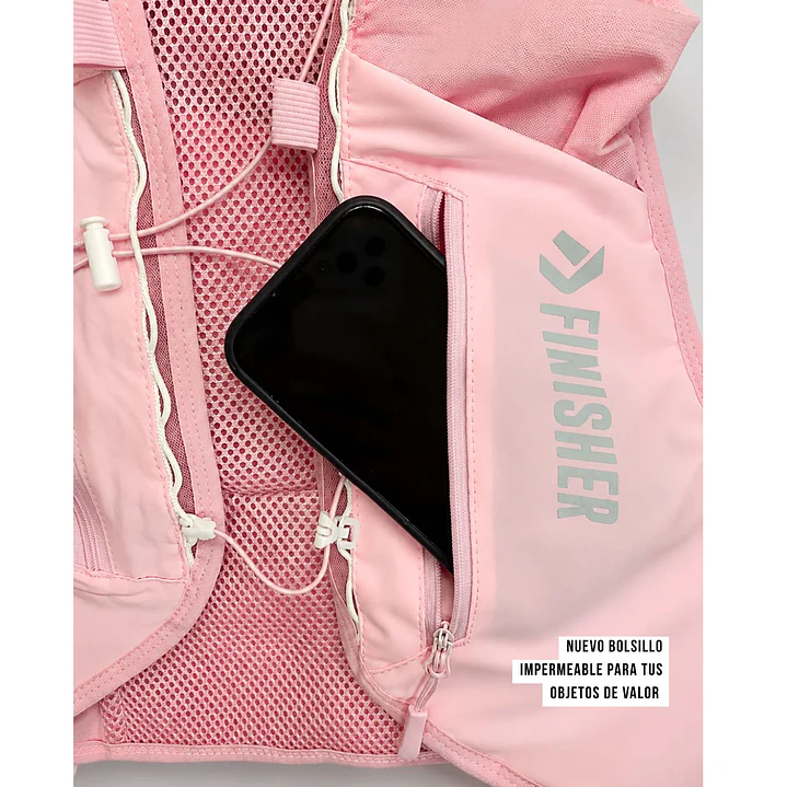 Running Vest de Hidratación Finisher Montblanc Rosa– Trail Running 5