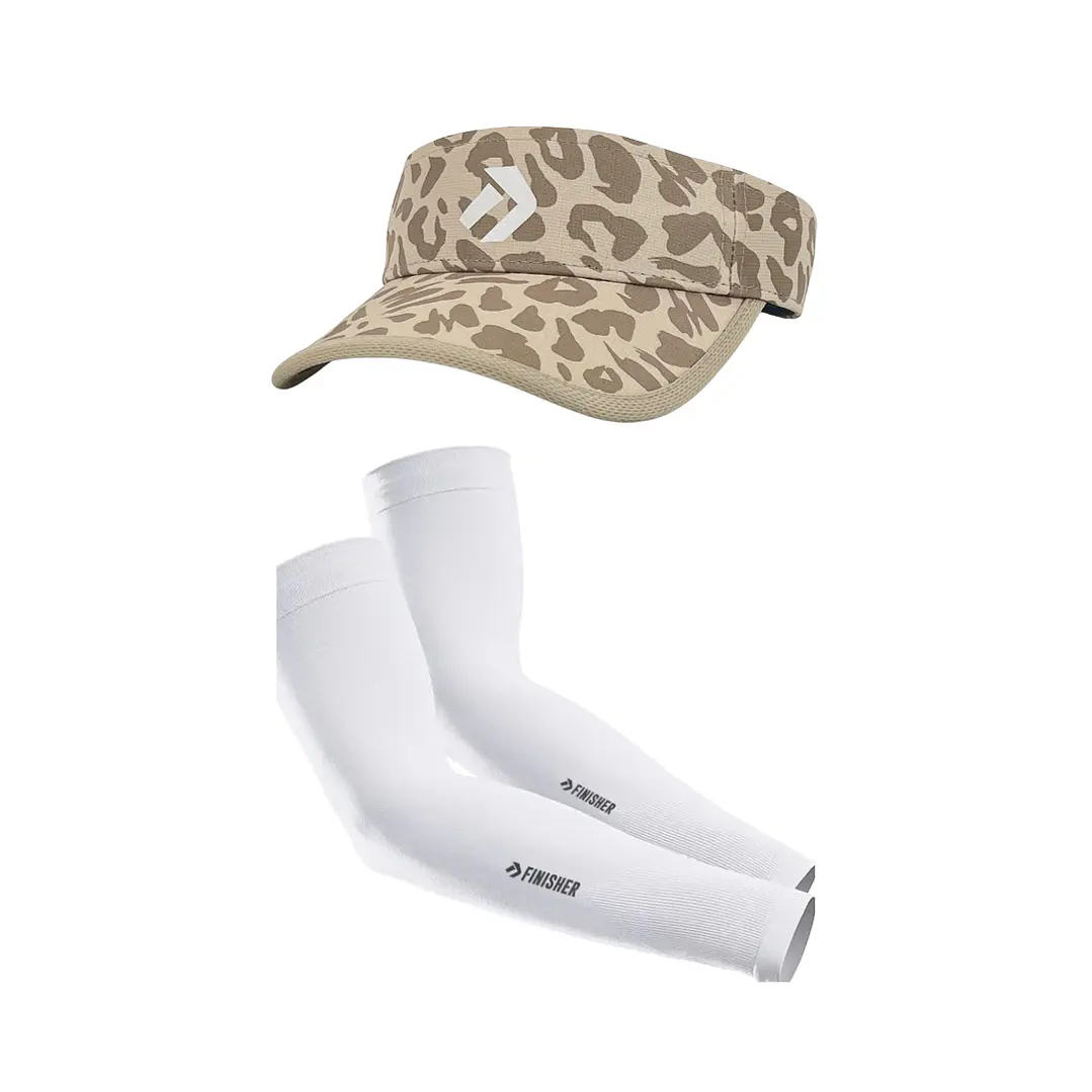 Pack Visera Pace Pro Animal Beige + Mangas Blancas 1