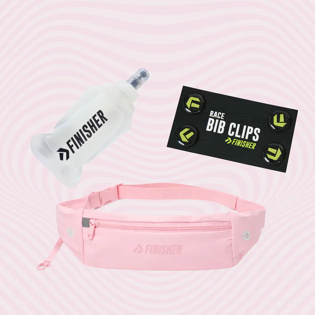 Pack Pequeños Runners Banano + Botella 250cc + Sujetador de Número 9