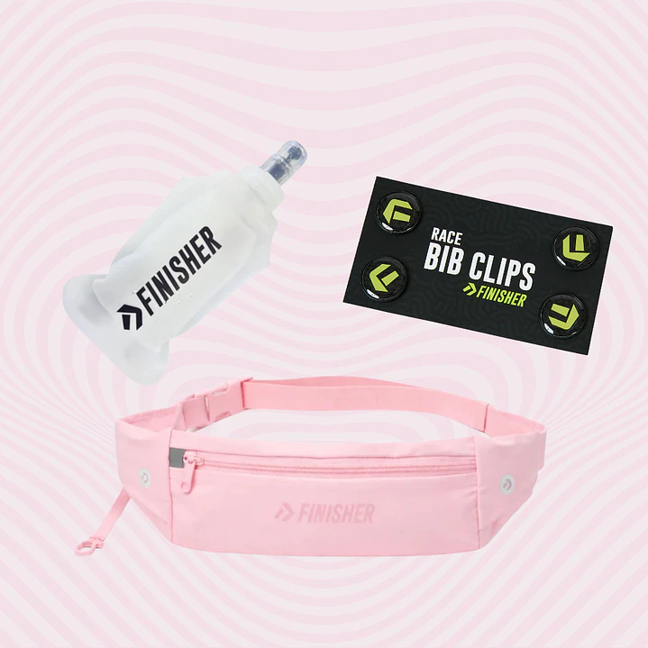 Pack Pequeños Runners Banano + Botella 250cc + Sujetador de Número 9