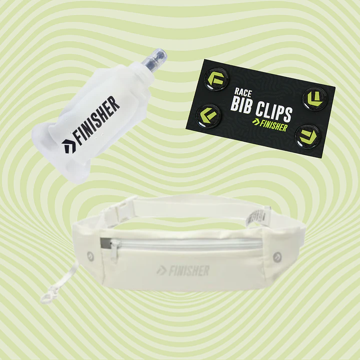 Pack Pequeños Runners Banano + Botella 250cc + Sujetador de Número 13