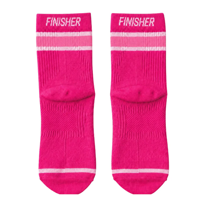 Calcetines de Running Finisher Lightweight con Compresión – Fucsia 4